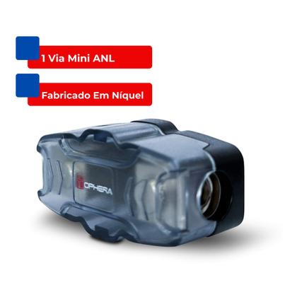 Imagem de Porta Fusível 1 Via Mini 4/8AWG Niquel ANL Ophera - 6676