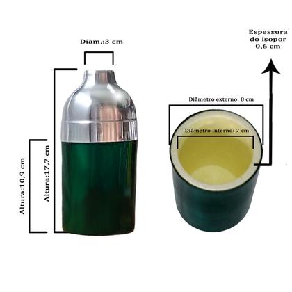 Imagem de Porta Garrafa Em Alumínio Isolamento Térmico 300ml