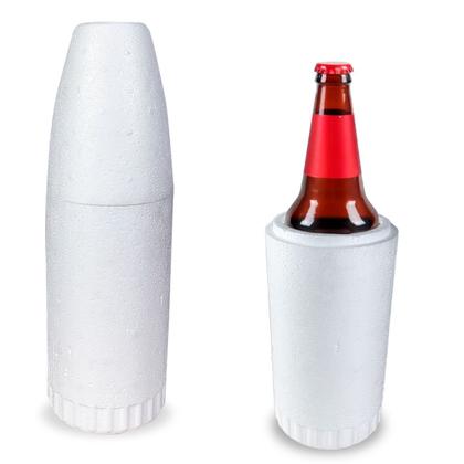 Imagem de Porta Garrafa Isopor Cerveja Garrafa 600ml 35cm Altura