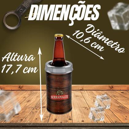 Imagem de Porta Garrafa Térmico 600 Ml Cerveja Serra Malte Original