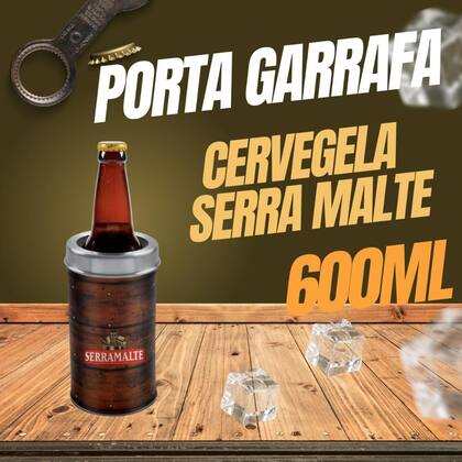Imagem de Porta Garrafa Térmico 600 Ml Cerveja Serra Malte Original