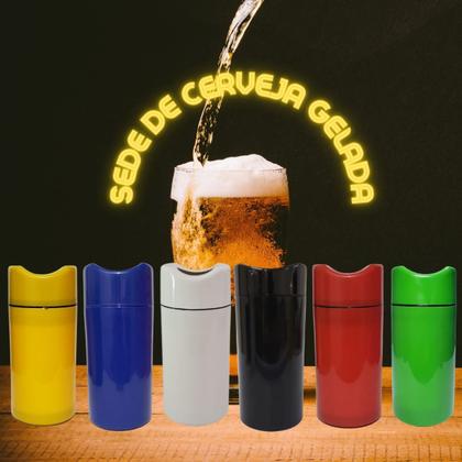 Imagem de Porta Garrafa Térmico 600ml Camisinha Para Cerveja Kit 12 unidades