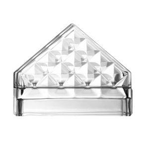 Imagem de Porta Guardanapos de Cristal Diamond 12,5cm x 4cm x 9,5cm - Lyor