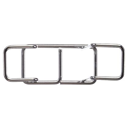 Imagem de Porta Guardanapos De Mesa Pratico Em AÇo Cor Cromado Future