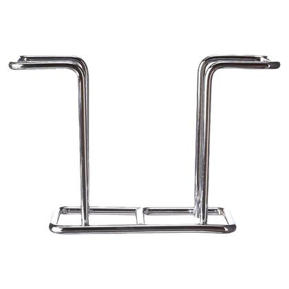 Imagem de Porta Guardanapos De Mesa Pratico Em AÇo Cor Cromado Future