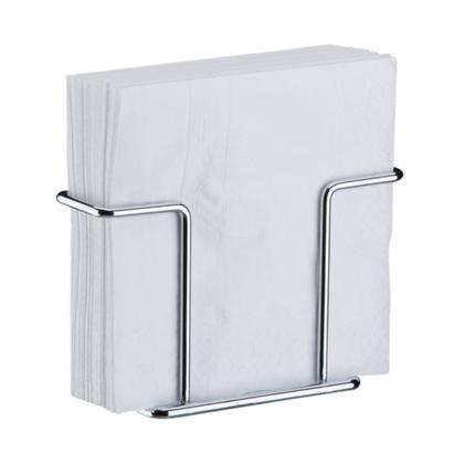 Imagem de Porta Guardanapos De Mesa Pratico Em AÇo Cor Cromado Future
