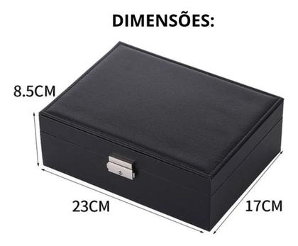 Imagem de Porta Joia Grande Maleta Organizador De Joias Multifuncional Feminino Viagem