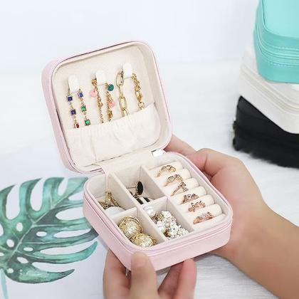 Imagem de Porta Jóias Compacto para Viagem, Organizador de Bijuterias