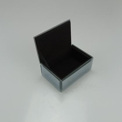 Imagem de Porta-Joias Home&Co MDF Cinza Decoração para Casa Sala e Ambiente