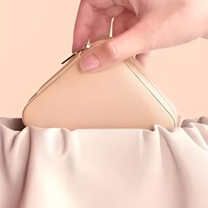 Imagem de Porta Jóias Portátil Viagem Estojo Maleta Caixa Couro Bag