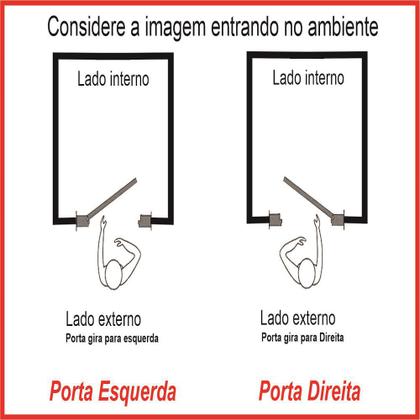 Imagem de Porta Lambril de Alumínio Branco  2.10 X 0.90 x 0.045 com Puxador e Friso