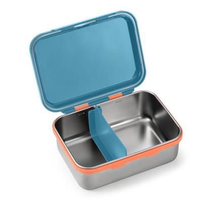 Imagem de Porta lanches bento box Aço Inox Fisher Price Hot Cold Azul 800ml