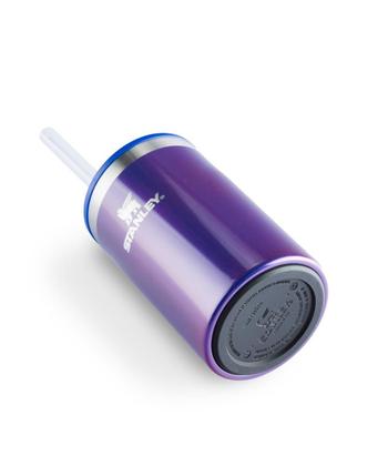 Imagem de Porta Lata Can Cooler Térmico com Tampa Stanley Azul Carnaval 296ML