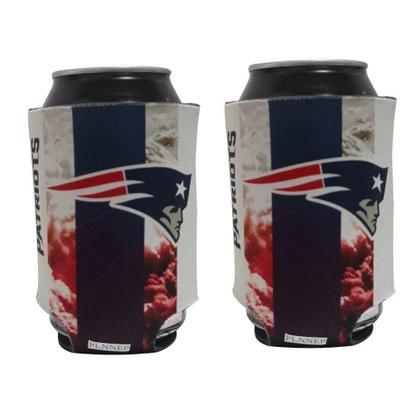 Imagem de Porta Latinhas Neoprene New England Patriots NFL Branco