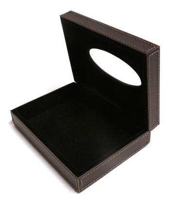 Imagem de Porta Lenço De Papel Em material sintético Cor Marrom Escritorio