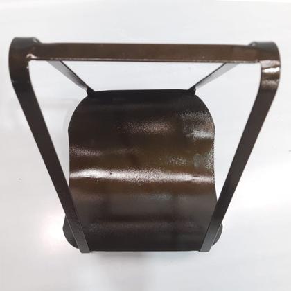 Imagem de Porta Lenha Cesto Suporte Lareira Multiuso Ouro Envelhecido