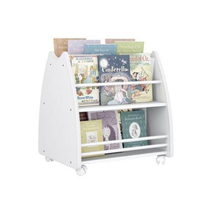 Imagem de Porta-livros Infantil Montessori Movelbras Branco