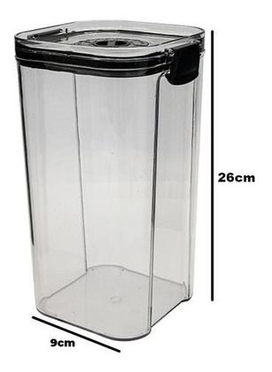 Imagem de Porta Mantimentos Herméticos Com Trava 1800ml