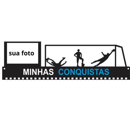 Imagem de Porta Medalhas FUTEBOL GOLEIRO quadro decorativo Mdf