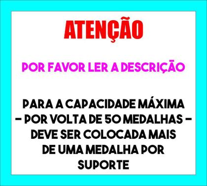 Imagem de Porta Medalhas Futebol Masculino 34cm Comprimento