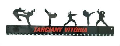 Imagem de Porta Medalhas Karate Fem Para Ate 100 Medalhas
