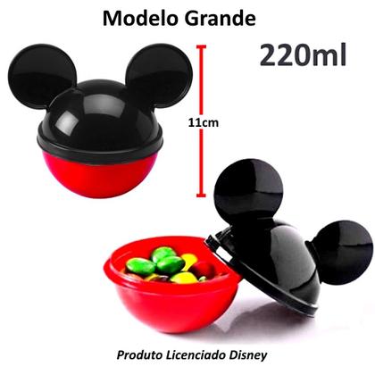 Imagem de Porta Mix do Mickey Pote de Doces Festas - Kit com 5