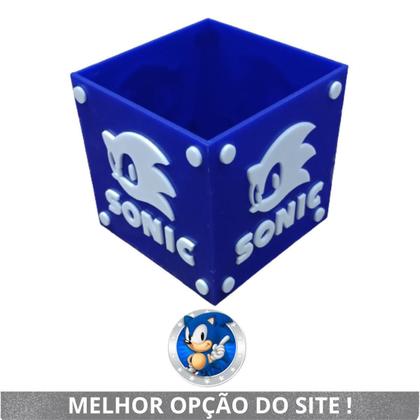 Imagem de Porta Objetos Sonic Presente Geek Gamers