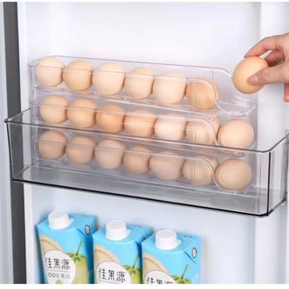 Imagem de Porta Ovos Bandeja Dispenser 2 ou 3 Andares Multiuso 21 Ovos