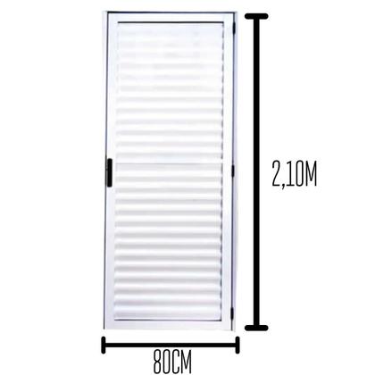 Imagem de Porta Palheta 210x080 Branco Lado Esquerda L.25