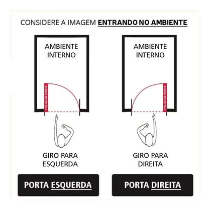 Imagem de Porta palheta 210x60 branco linha 25