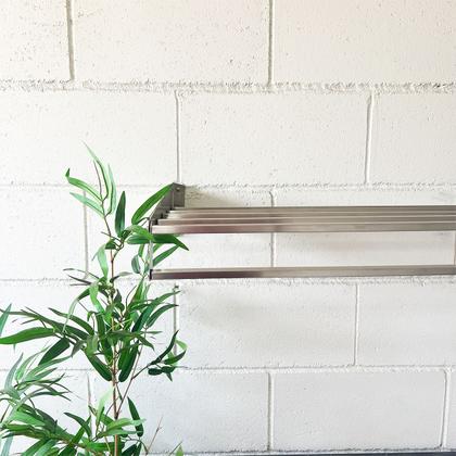 Imagem de Porta Panelas Prateleira Cozinha 80cm Aço Inox Paneleiro