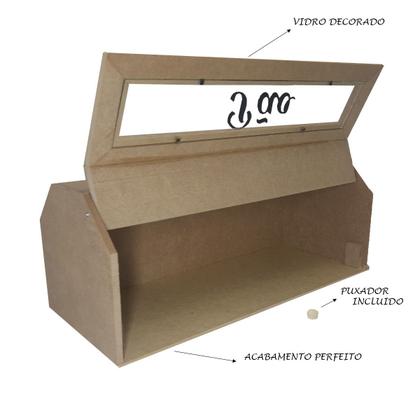 Imagem de Porta Pão 37,5x15x15,5 Mdf Madeira