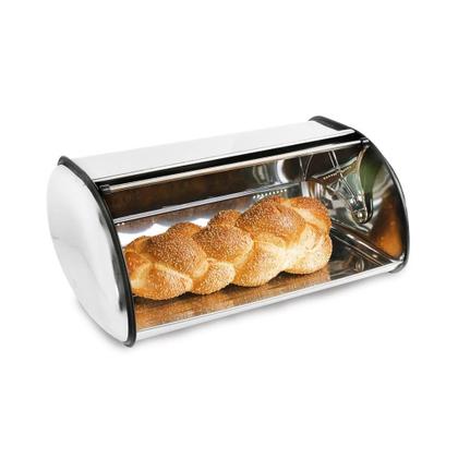 Imagem de Porta Pão Inox Beleza E Sofisticação 34x24x16cm Ke Home 6172