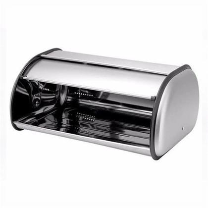 Imagem de Porta Pão Inox Beleza E Sofisticação 34x24x16cm Ke Home 6172