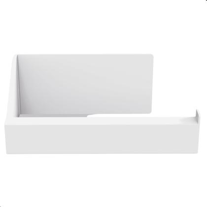 Imagem de Porta Papel Higiênico Adesivo Colar Na Parede Branco DF