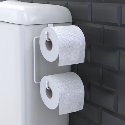 Imagem de Porta Papel Higiênico Caixa Acoplada Suporte Branco ARM