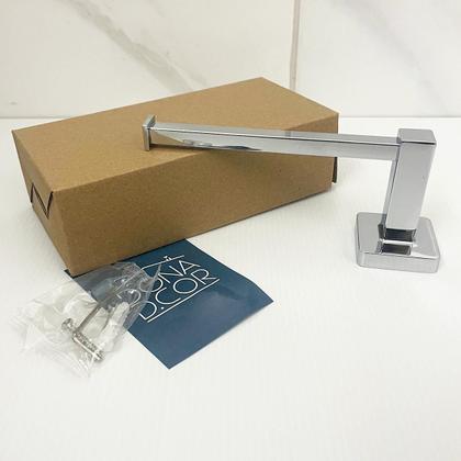 Imagem de Porta Papel Higiênico Cromado Papeleira De Banheiro Metal Inox Suporte De Parede Acessório Lavabo