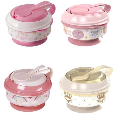 Imagem de Porta Papinha Com Amassador Arco-Íris / Bailarina / Petit Menina 300ml - Plasútil