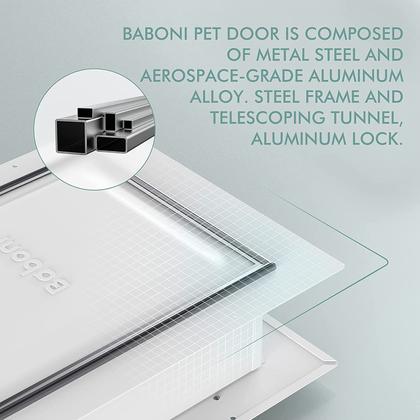 Imagem de Porta para Pet Baboni - Parede - Aço - Até 100 Libras