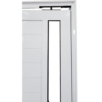 Imagem de Porta Pivotante de Alumínio 210 X 120cm com Puxador e Vidro Veneza Esquadrias Bergamo
