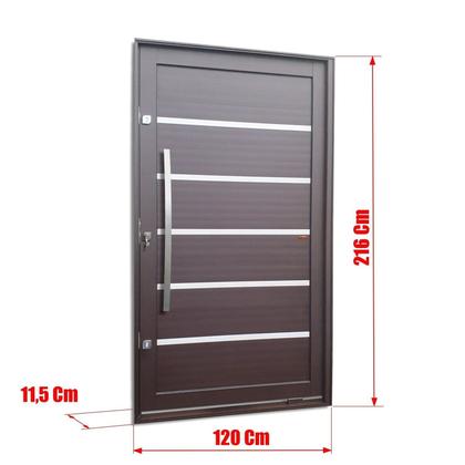 Imagem de Porta Pivotante Lambril Premium com Puxador Lado Esquerdo Elite 216x120