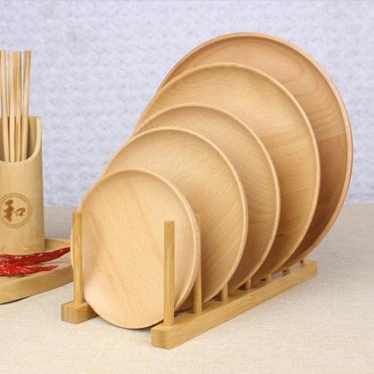 Imagem de Porta Pratos De Bambu Com 6 Divisórias - Mimo Style