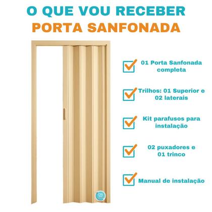 Imagem de Porta Pvc Sanfonada 0,72X 210 Multilit Bege
