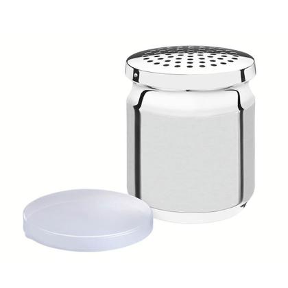 Imagem de Porta Queijo Ralado Tramontina Utility em Aço Inox com Tampa de Plástico 61134080