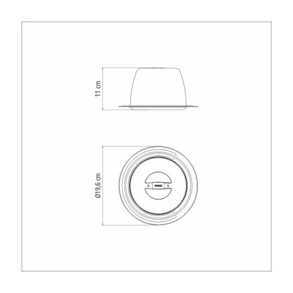 Imagem de Porta Queijo Tramontina Ciclo Em Aço Inox 20 Cm 2 Peças