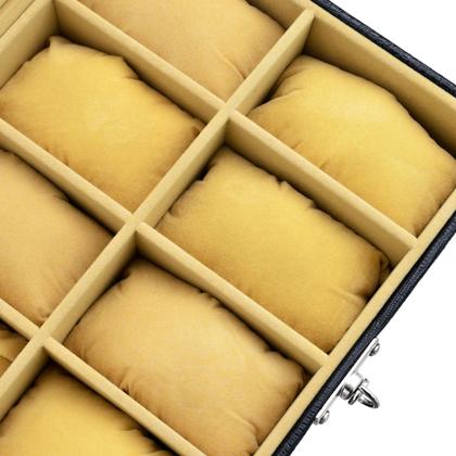 Imagem de Porta Relógio Sintético Croco com 8 Divisórias