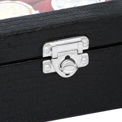 Imagem de Porta Relógio Sintético Croco com 8 Divisórias