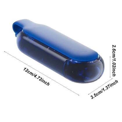 Imagem de Porta Remedio Comprimido Capsula Estojo Compartimento Divisoria Bolsa Mala Viagem Portatil