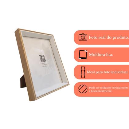 Porta Retrato 15X20 Moldura Madeira MDF Chifeng Vertical ou