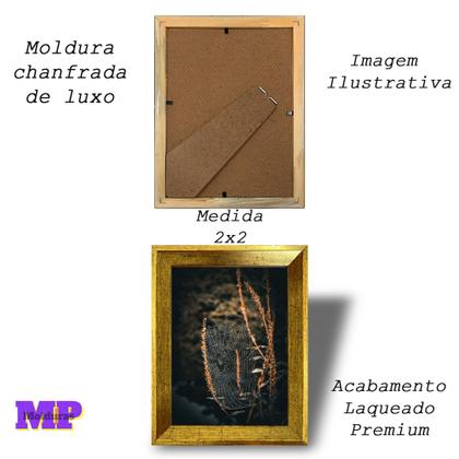 Imagem de Porta Retrato 15x21 Luxo cor dourado para Fotos